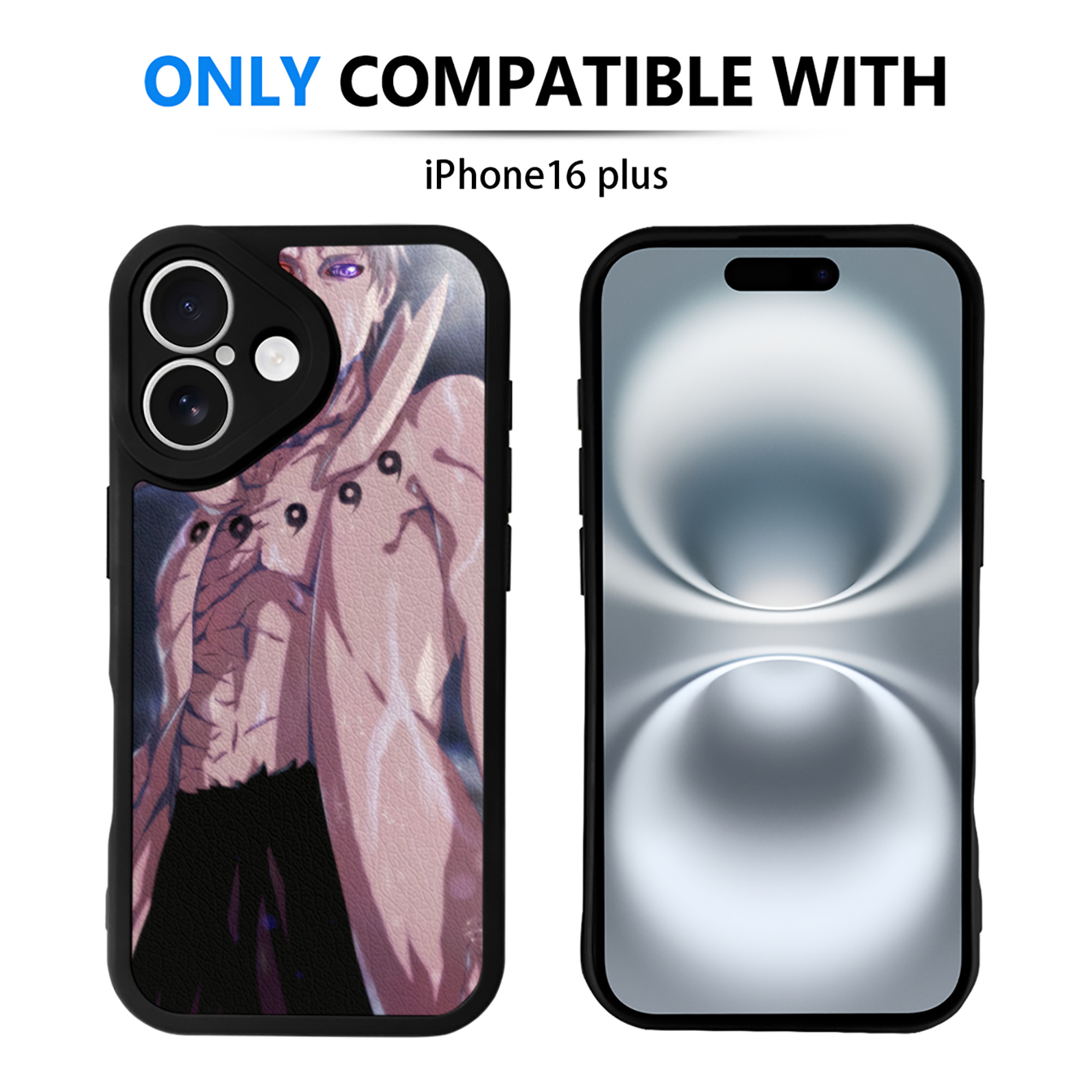 （画像用） NARUTO -ナルト- NARUTO -ナルト- 疾風伝 【iPhone 16シリーズ対応】シリコンスマホケース（レザー調） 材質：シリコン